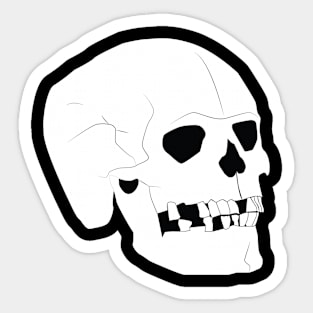 Skull Sticker